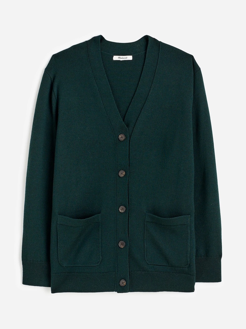 Oversized Wool Boyfriend Cardigan